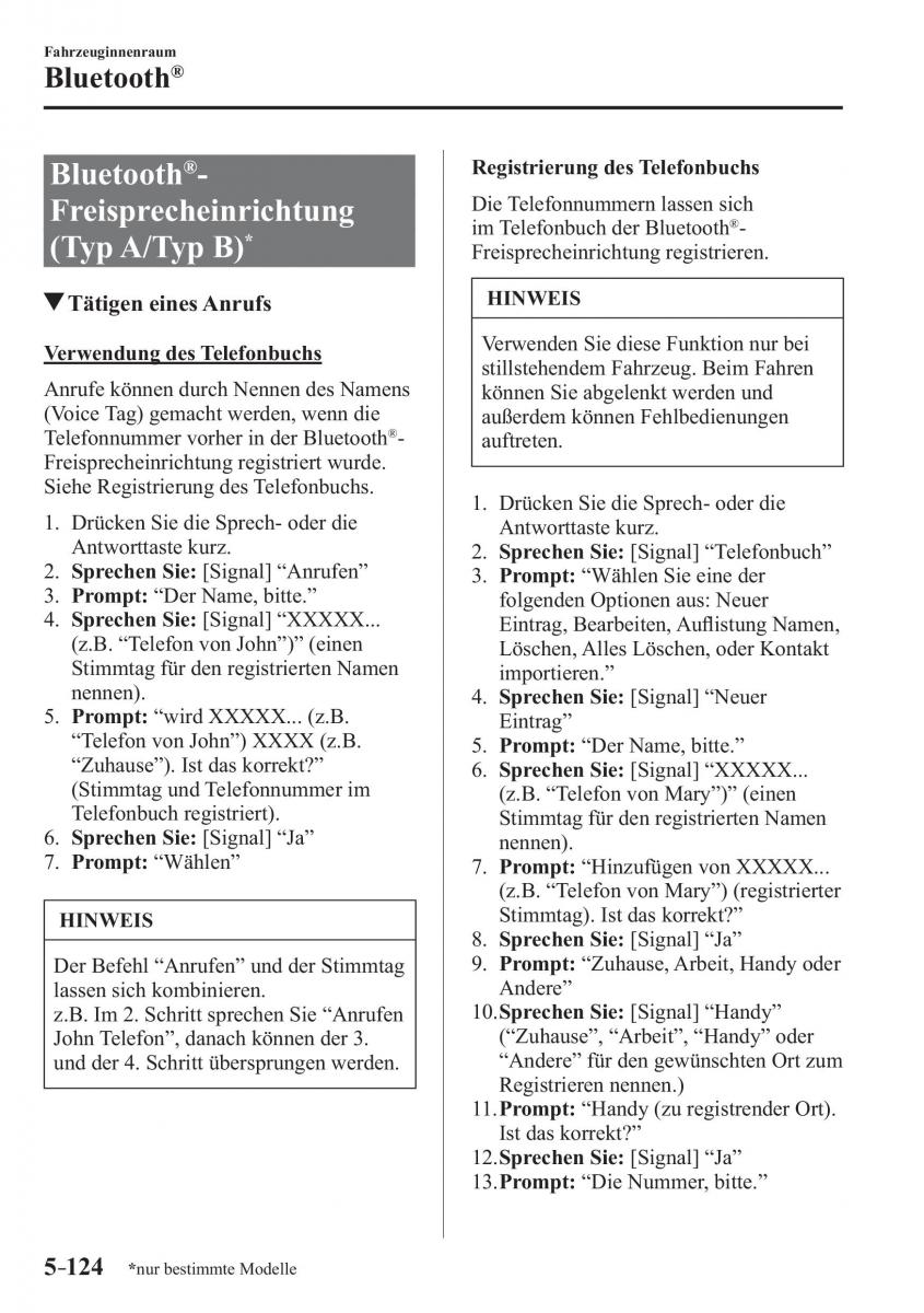 Mazda 2 Demio Handbuch / page 450