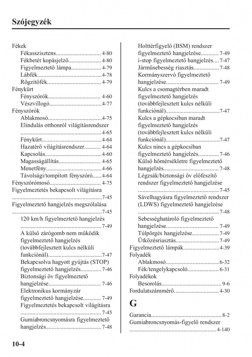 Mazda 2 Demio Kezelesi utmutato / page 639