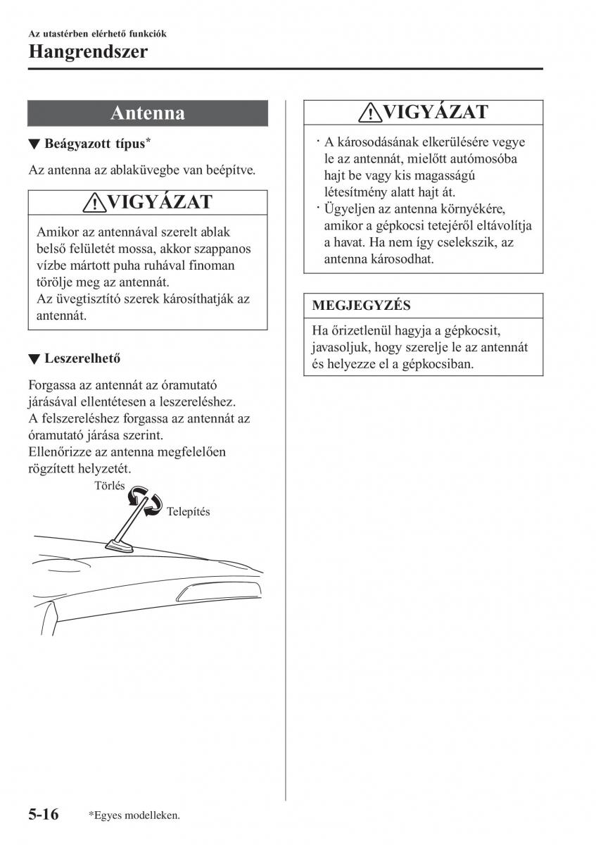 Mazda 2 Demio Kezelesi utmutato / page 323