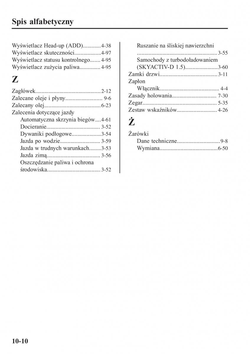 Mazda 2 Demio instrukcja obslugi / page 663