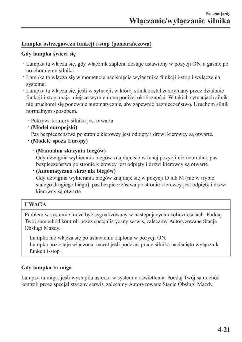 Mazda 2 Demio instrukcja obslugi / page 174