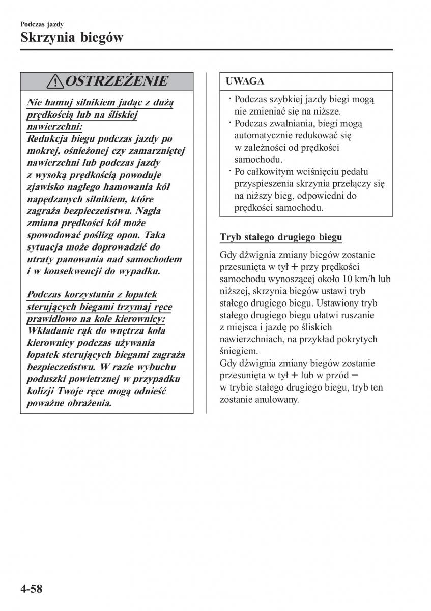 Mazda 2 Demio instrukcja obslugi / page 211
