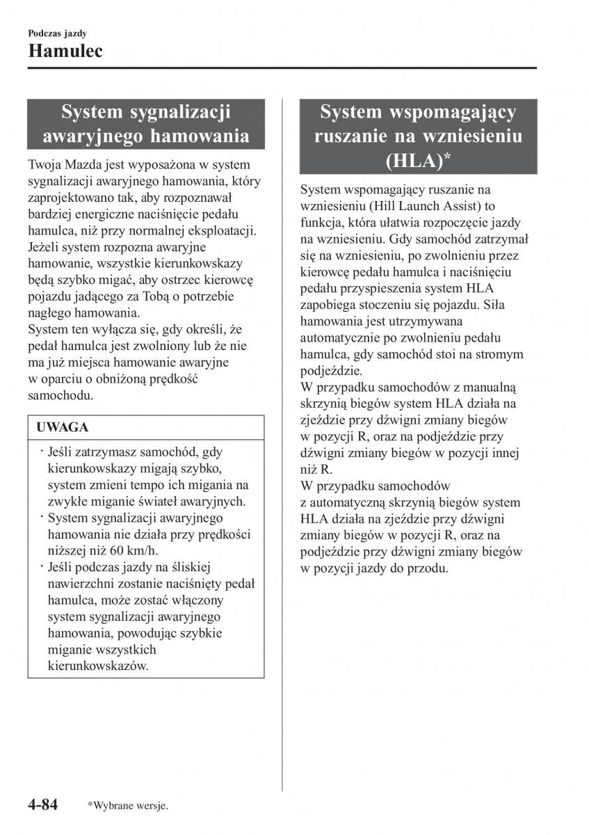 Mazda 2 Demio instrukcja obslugi / page 237