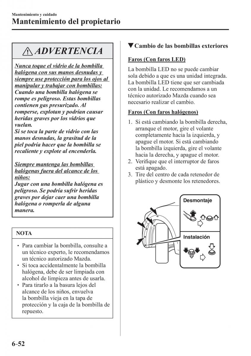 Mazda 2 Demio manual del propietario / page 545