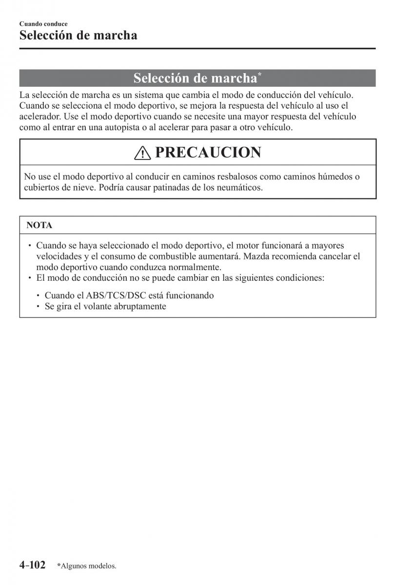Mazda 2 Demio manual del propietario / page 259
