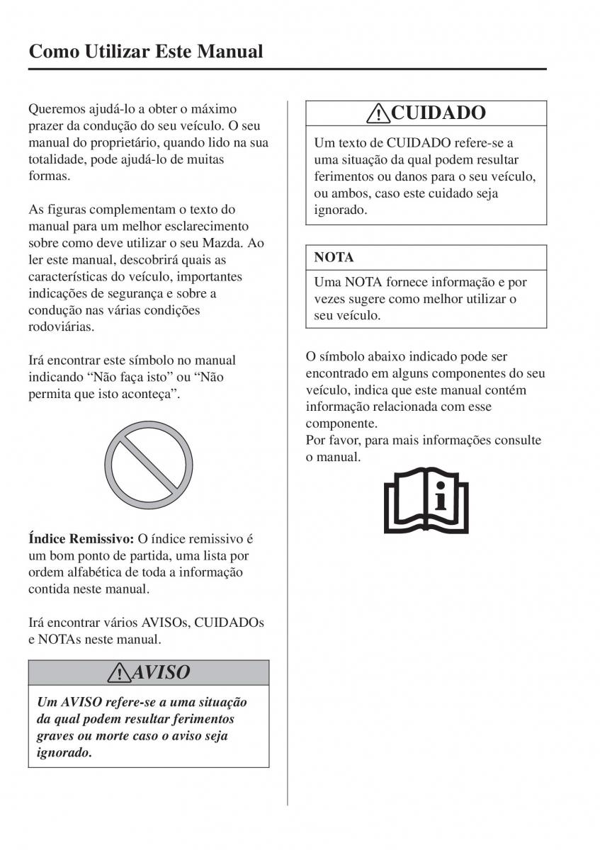 Mazda 2 Demio manual del propietario / page 7
