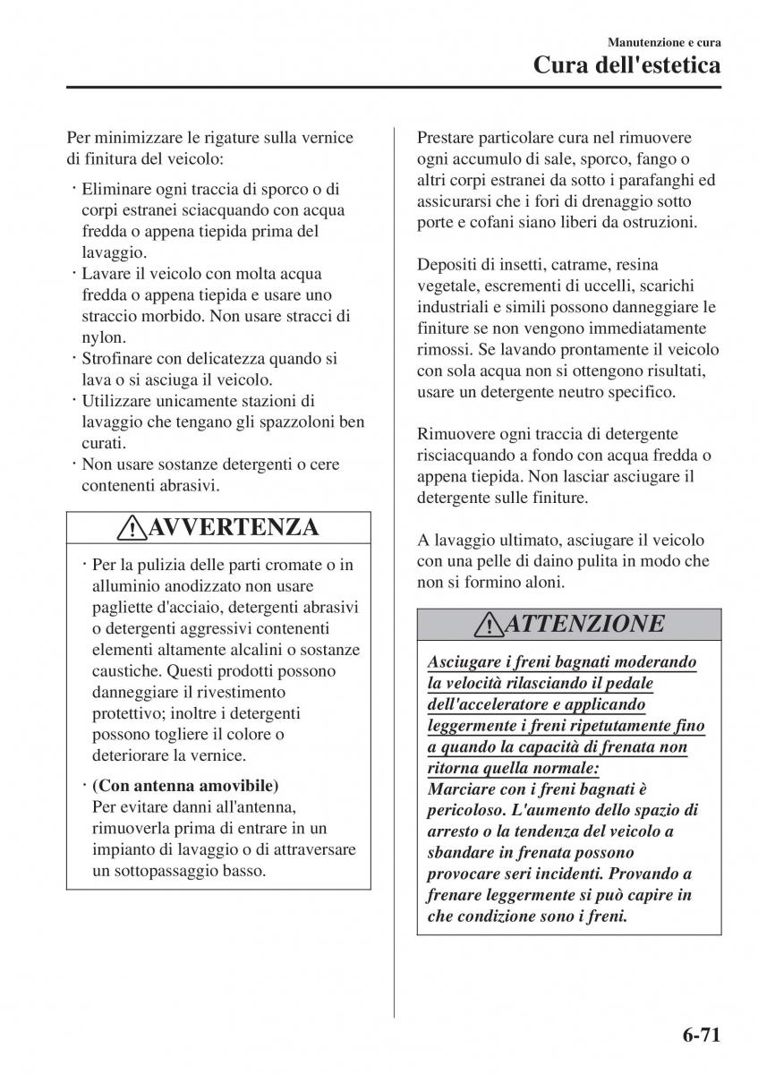 Mazda 2 Demio manuale del proprietario / page 544
