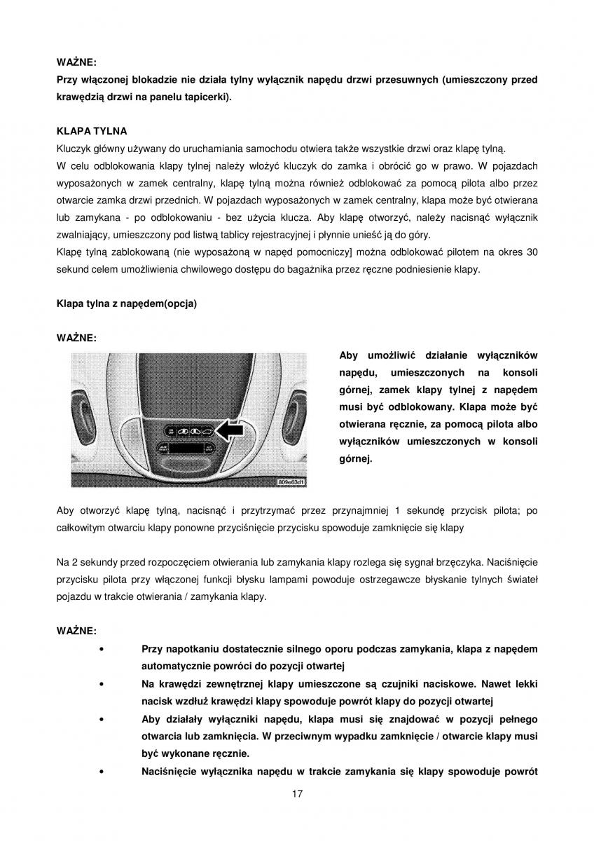 manual  Chrysler Voyager Caravan IV 4 instrukcja / page 17
