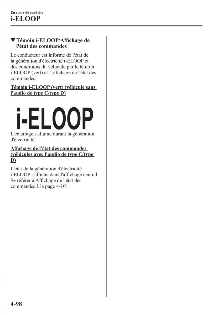 Mazda 2 Demio manuel du proprietaire / page 257