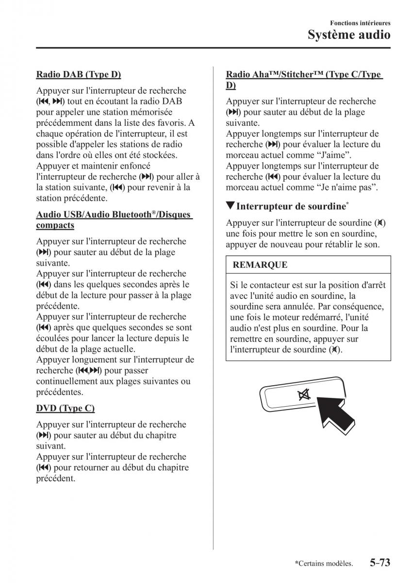 Mazda 2 Demio manuel du proprietaire / page 404