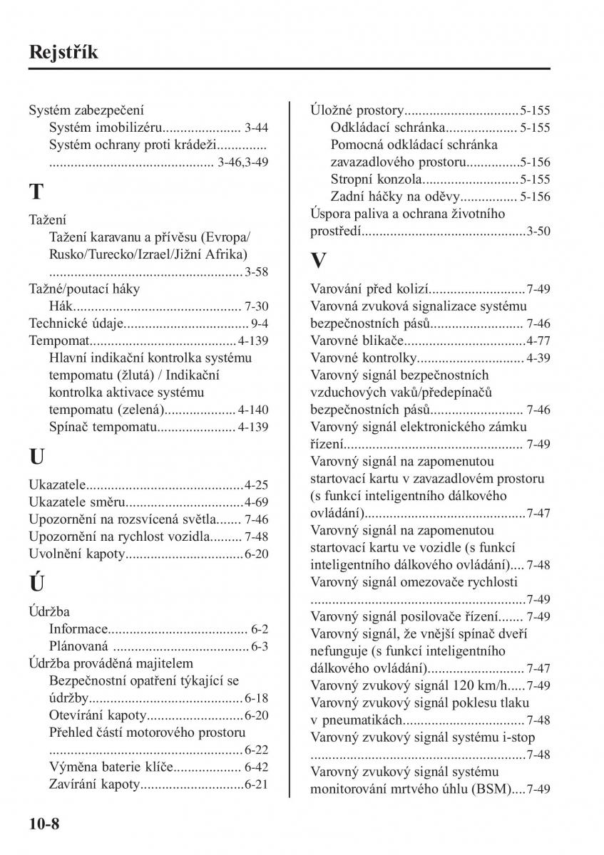 Mazda 2 Demio navod k obsludze / page 651