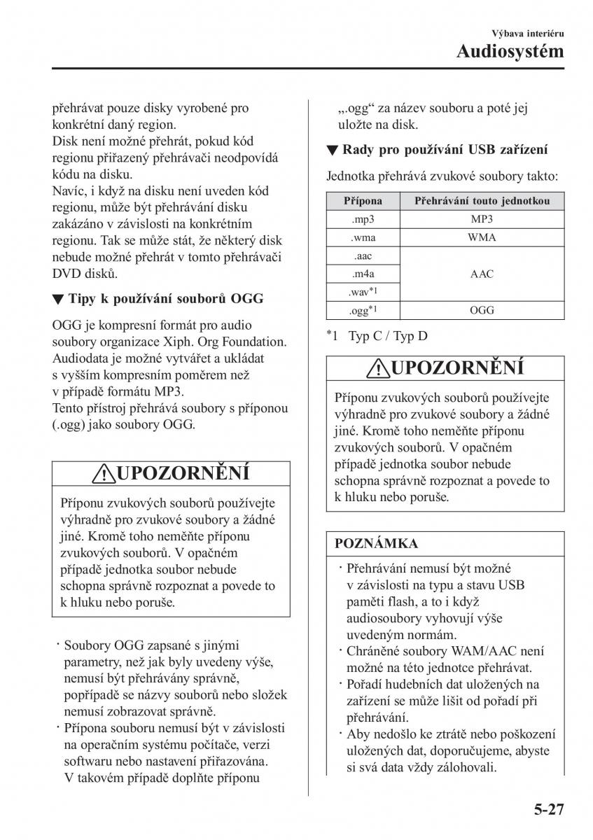 Mazda 2 Demio navod k obsludze / page 338