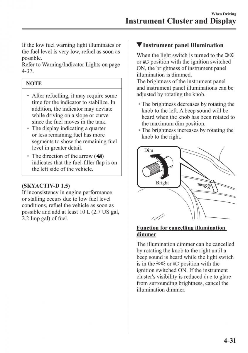 Mazda 2 Demio owners manual / page 174