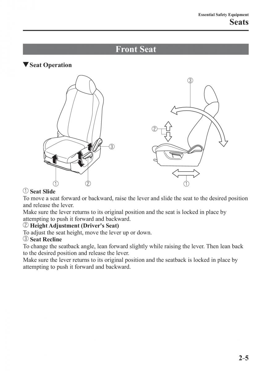 Mazda 2 Demio owners manual / page 26