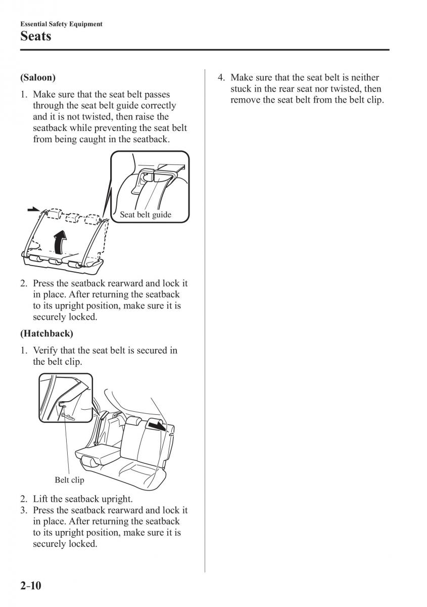 Mazda 2 Demio owners manual / page 31