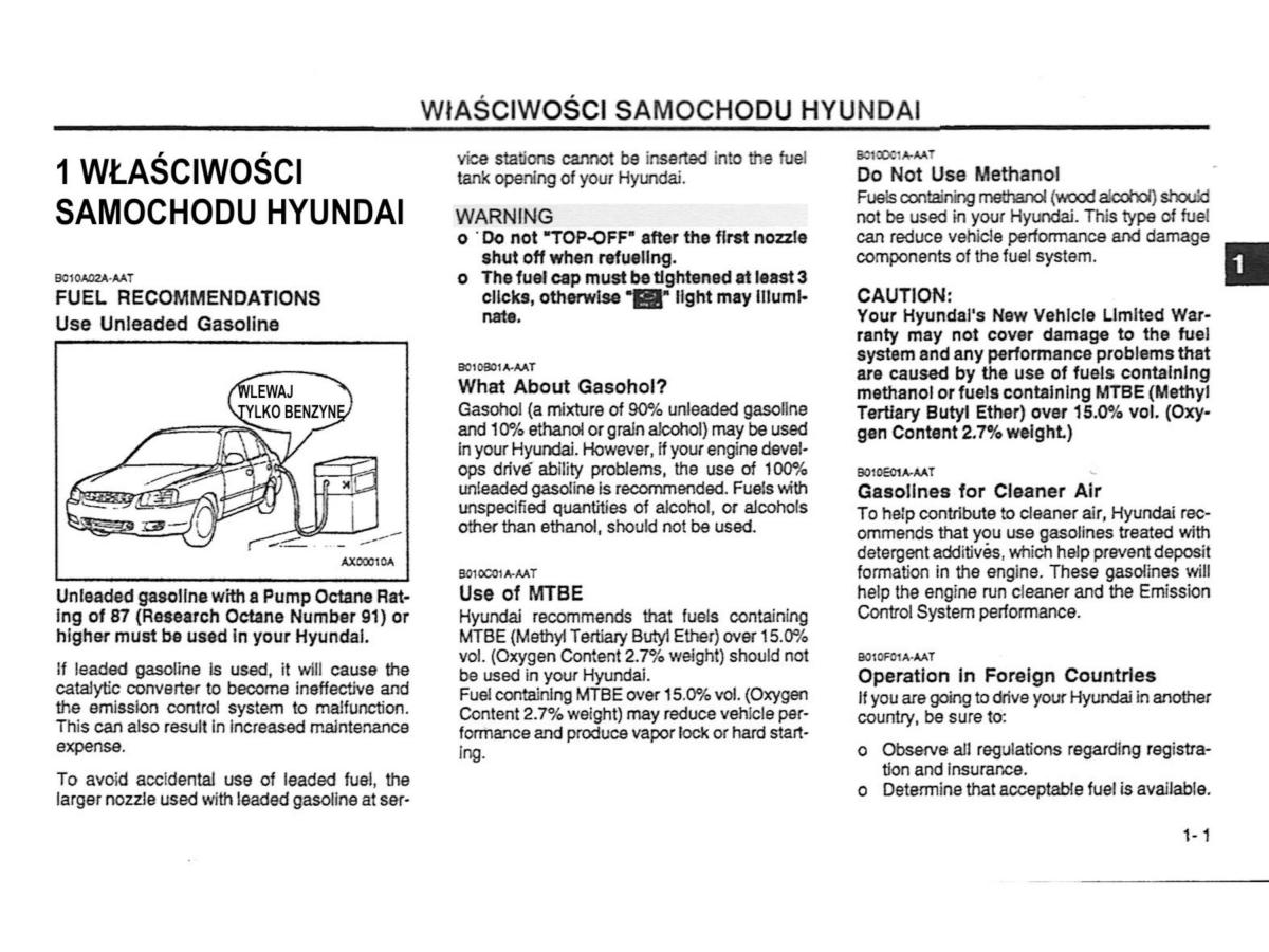 manual  Hyundai Accent X3 Pony Excel instrukcja / page 8