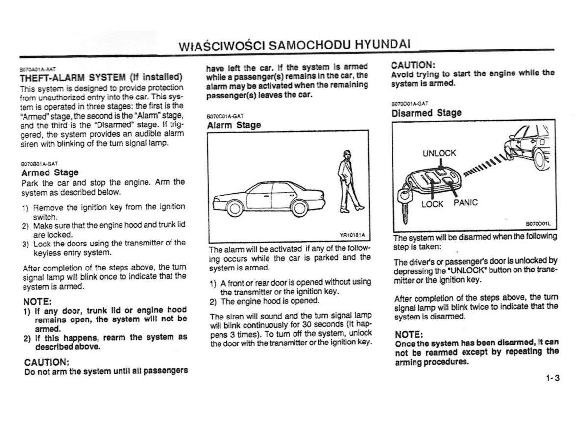 Hyundai Accent X3 Pony Excel instrukcja obslugi / page 10