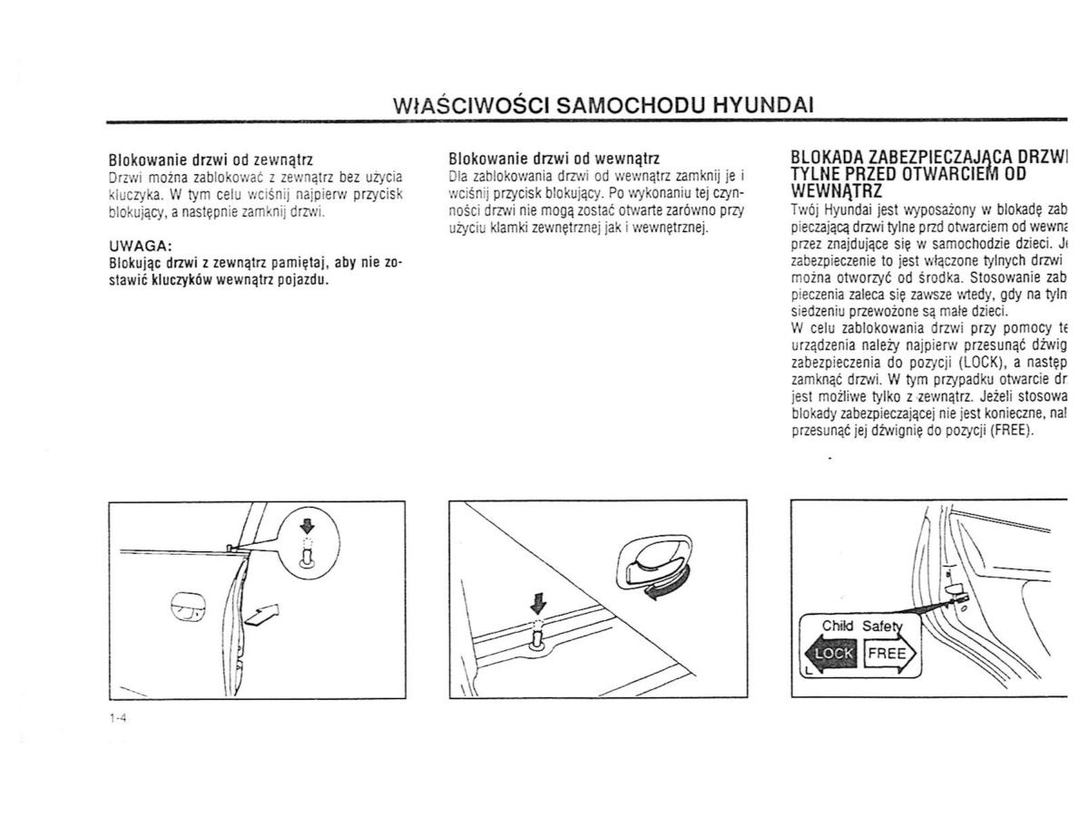 Hyundai Accent X3 Pony Excel instrukcja obslugi / page 11
