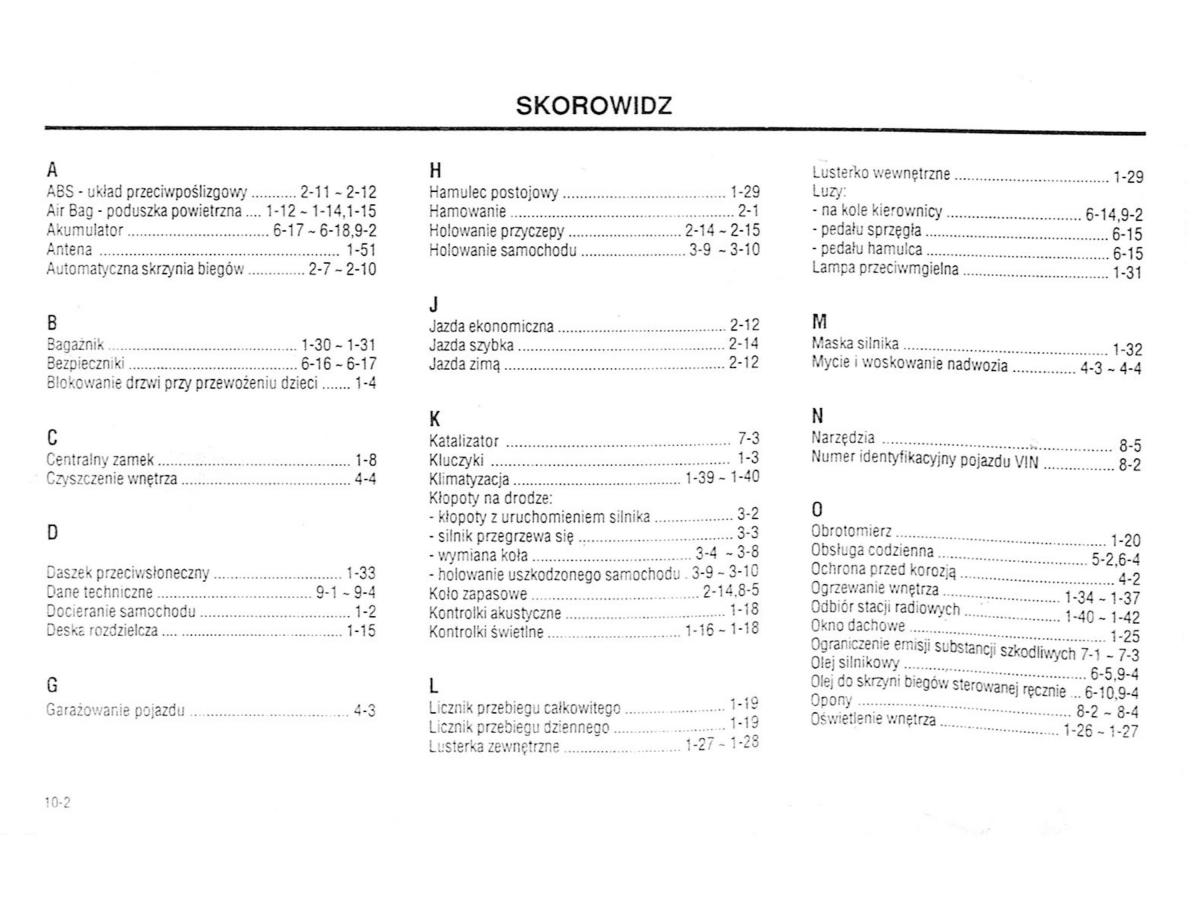 Hyundai Accent X3 Pony Excel instrukcja obslugi / page 129