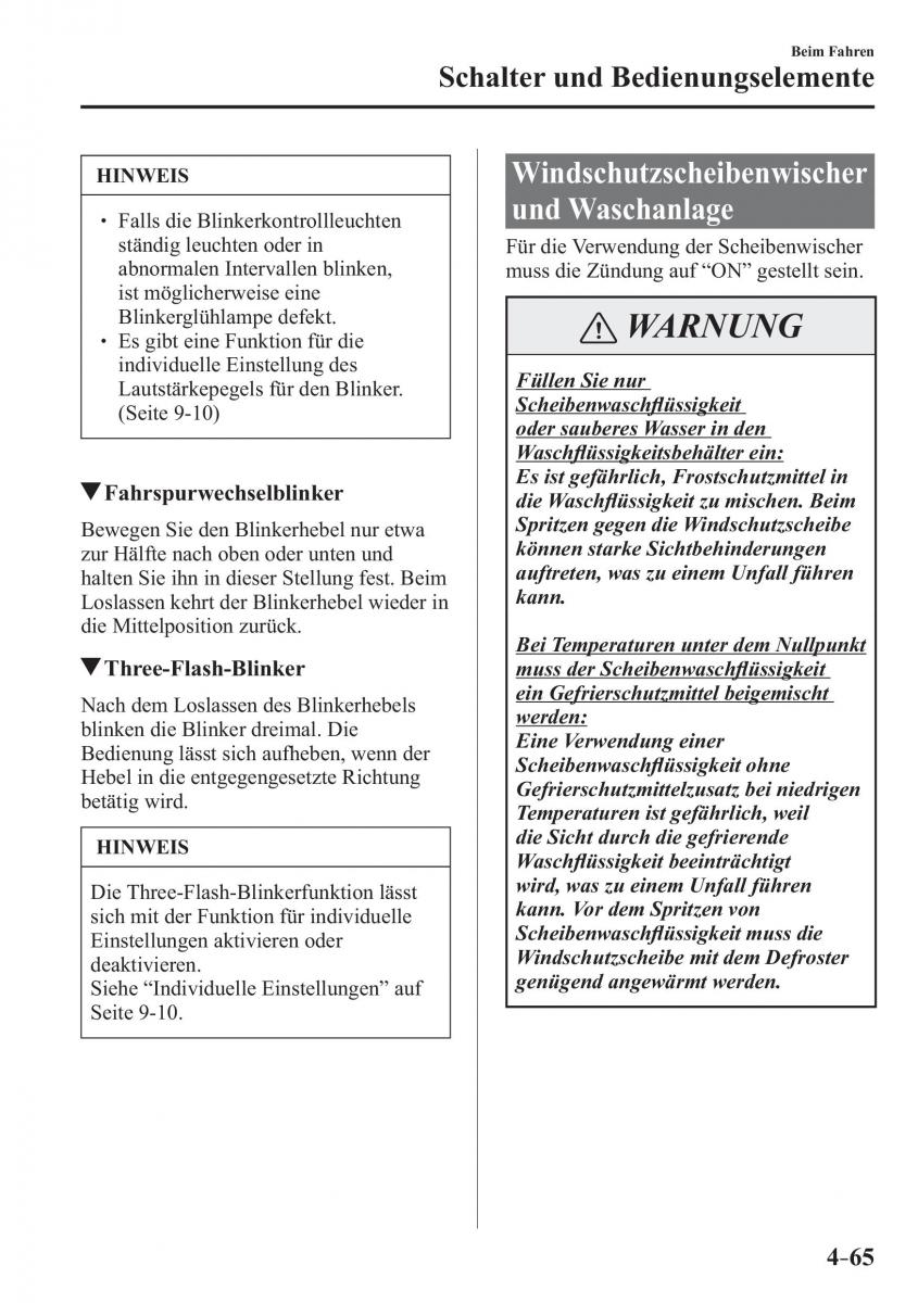 Mazda MX 5 Miata ND IV 4 Handbuch / page 203
