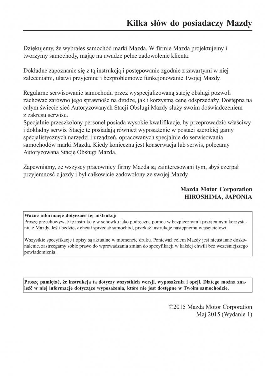 Mazda MX 5 Miata ND IV 4 instrukcja obslugi / page 4