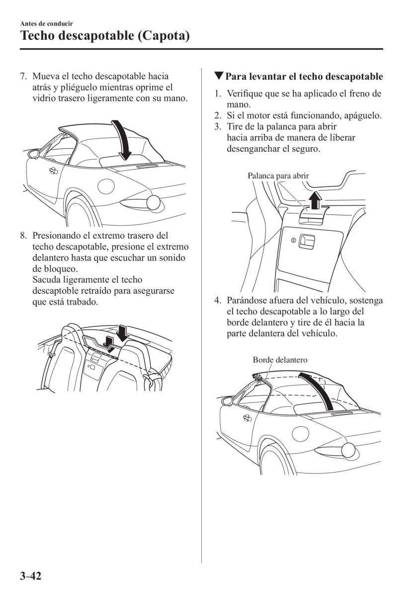 Mazda MX 5 Miata ND IV 4 manual del propietario / page 122