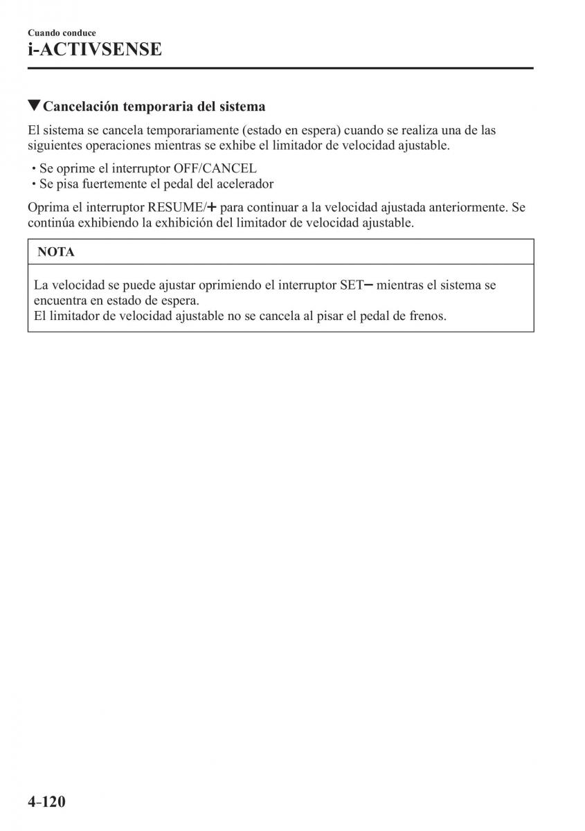 Mazda MX 5 Miata ND IV 4 manual del propietario / page 260