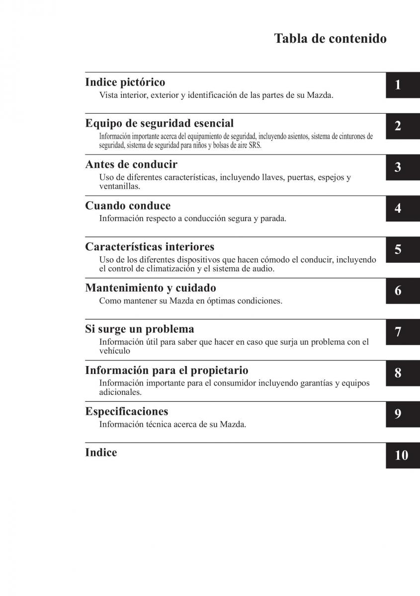 Mazda MX 5 Miata ND IV 4 manual del propietario / page 5