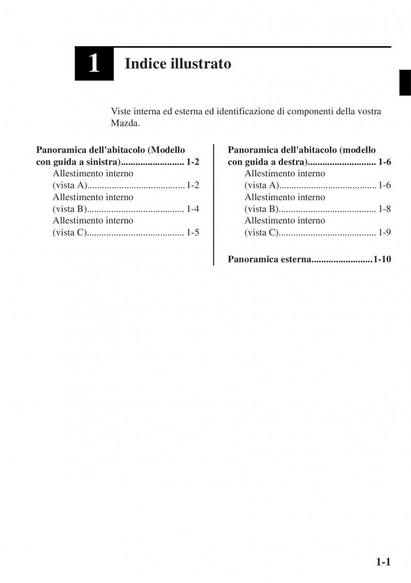 Mazda MX 5 Miata ND IV 4 manuale del proprietario / page 8