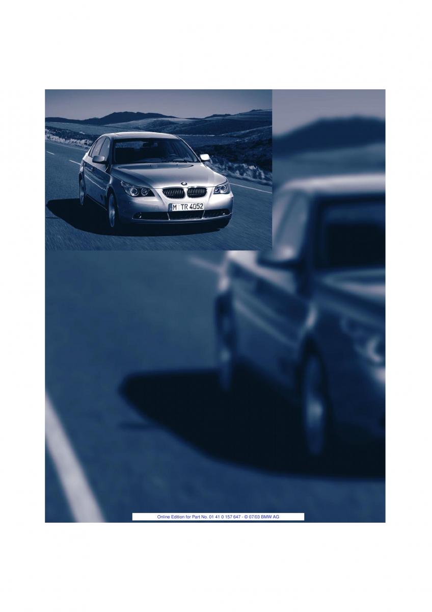 BMW 5 E60 E61 owners manual / page 10