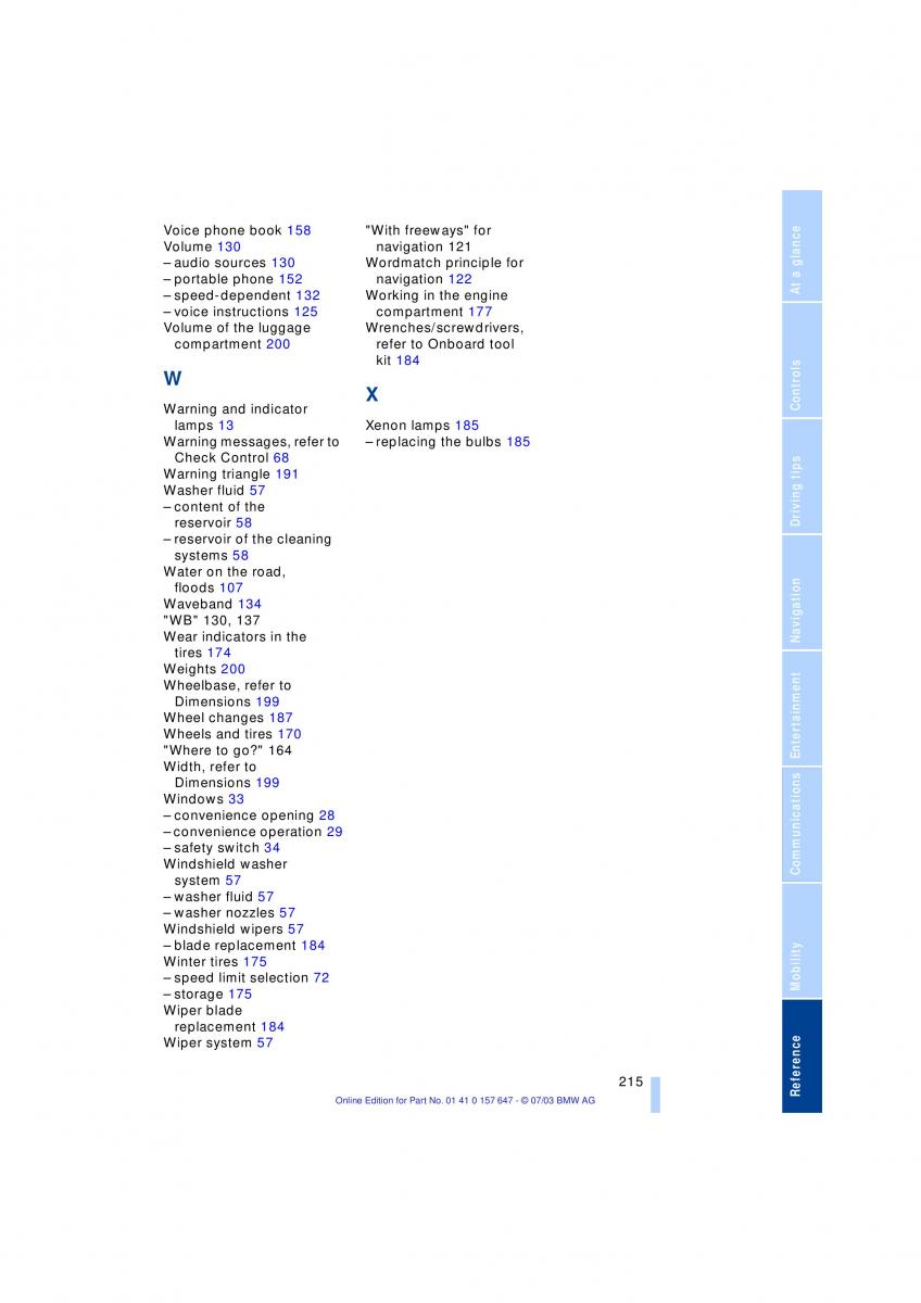 BMW 5 E60 E61 owners manual / page 217