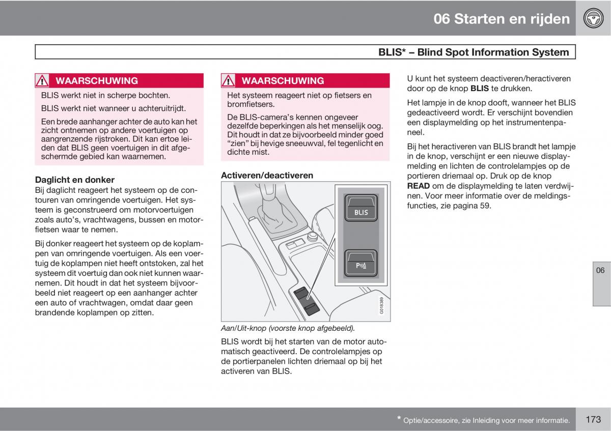 Volvo C70 M II 2 handleiding / page 175