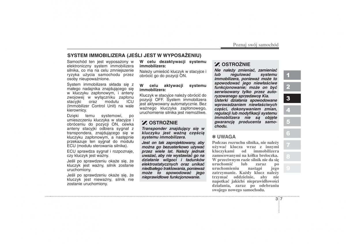 Kia Picanto I 1 instrukcja obslugi / page 17