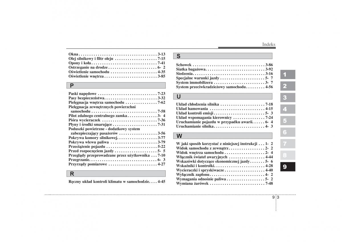 manual  Kia Picanto I 1 instrukcja / page 289