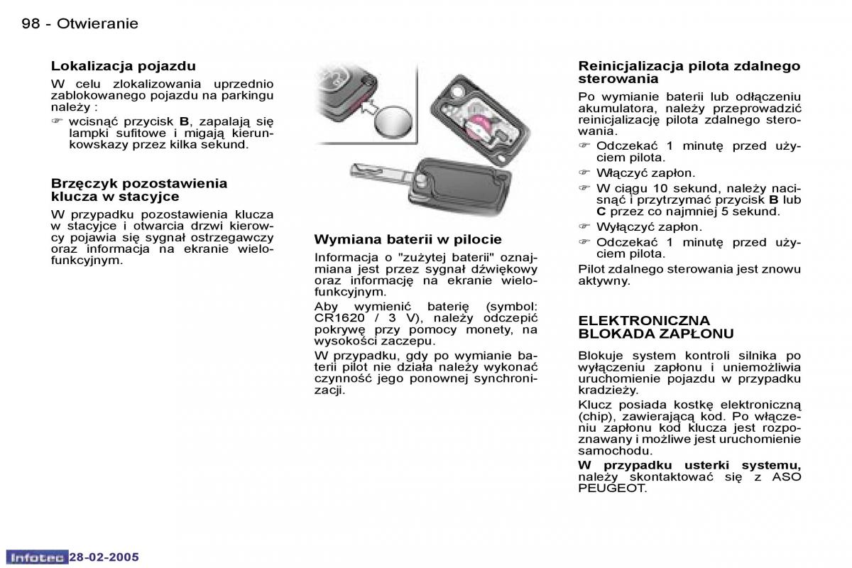 Peugeot 1007 instrukcja obslugi / page 95
