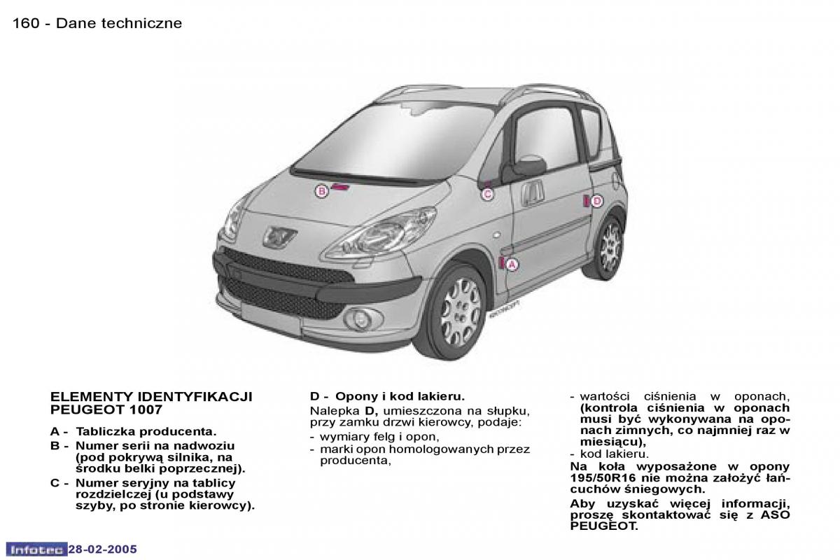 Peugeot 1007 instrukcja obslugi / page 159