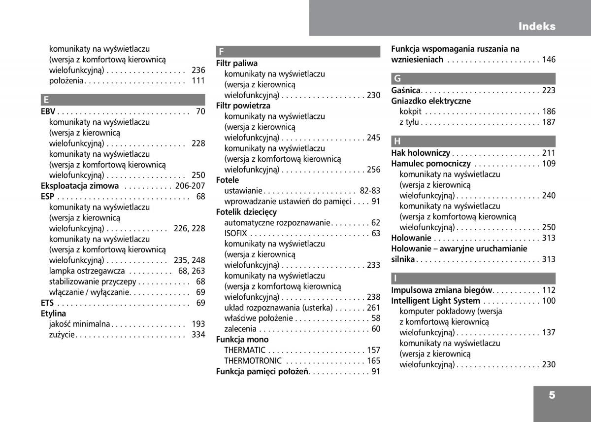 manual Mercedes C / page 7