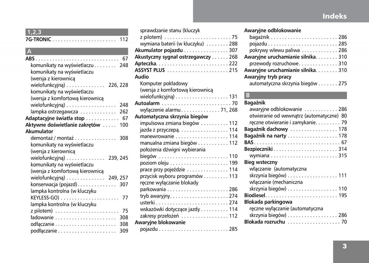 manual Mercedes C / page 5