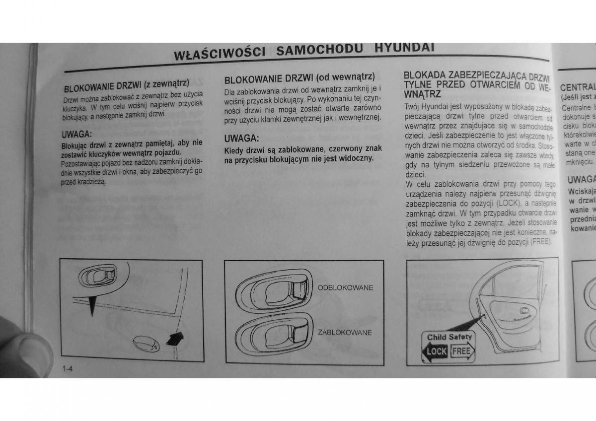 Hyundai Elantra Lantra II 2 instrukcja obslugi / page 9