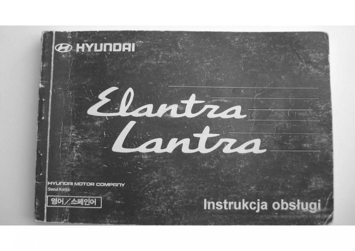 Hyundai Elantra Lantra II 2 instrukcja obslugi / page 1