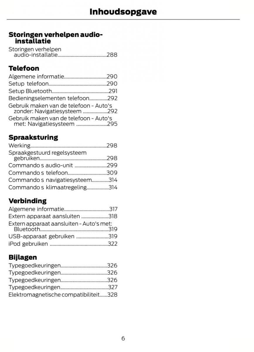  Ford Mondeo Ford Mondeo MKIV MK4 handleiding / page 9