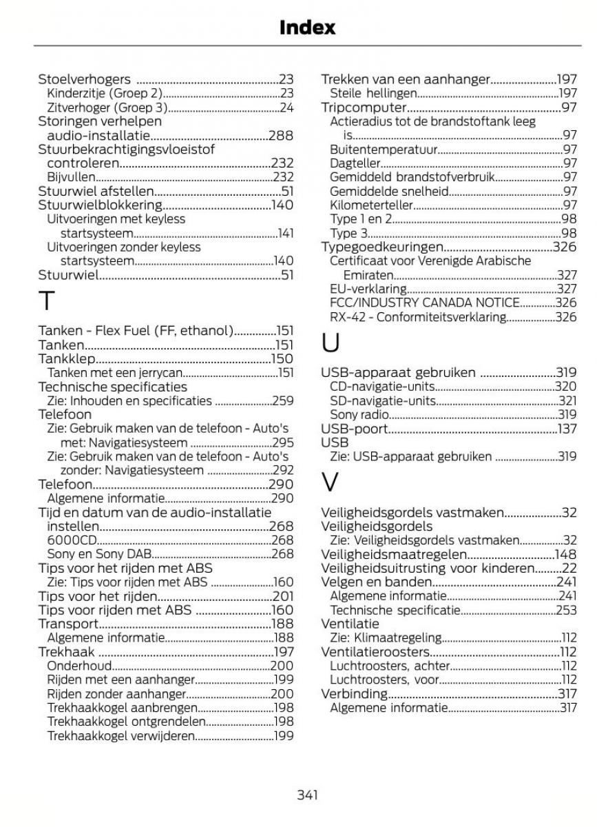  Ford Mondeo Ford Mondeo MKIV MK4 handleiding / page 344