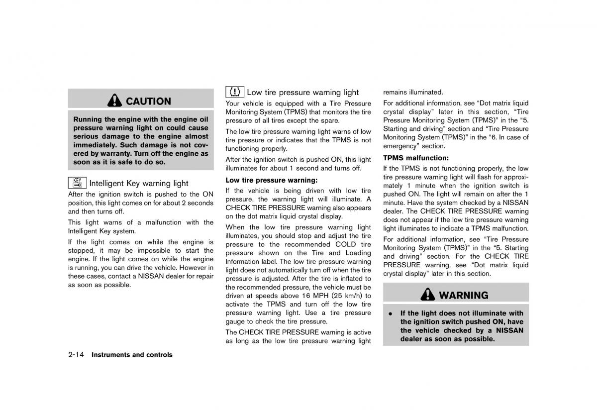 Nissan Murano Z51 owners manual / page 102