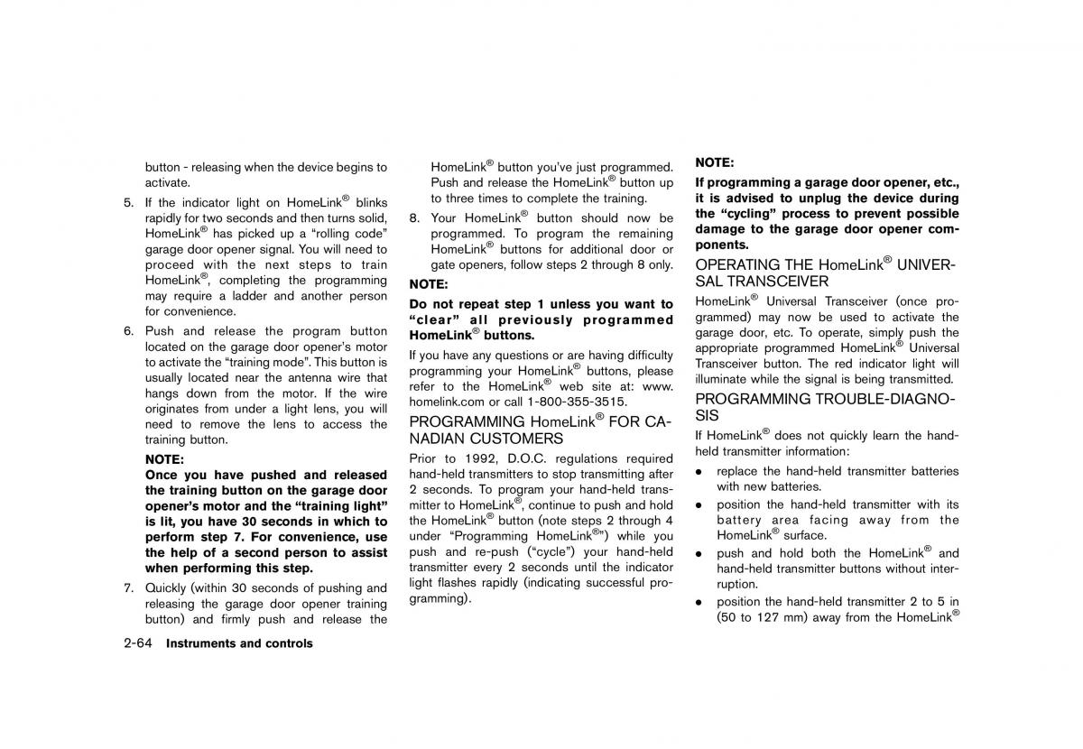 Nissan Murano Z51 owners manual / page 152