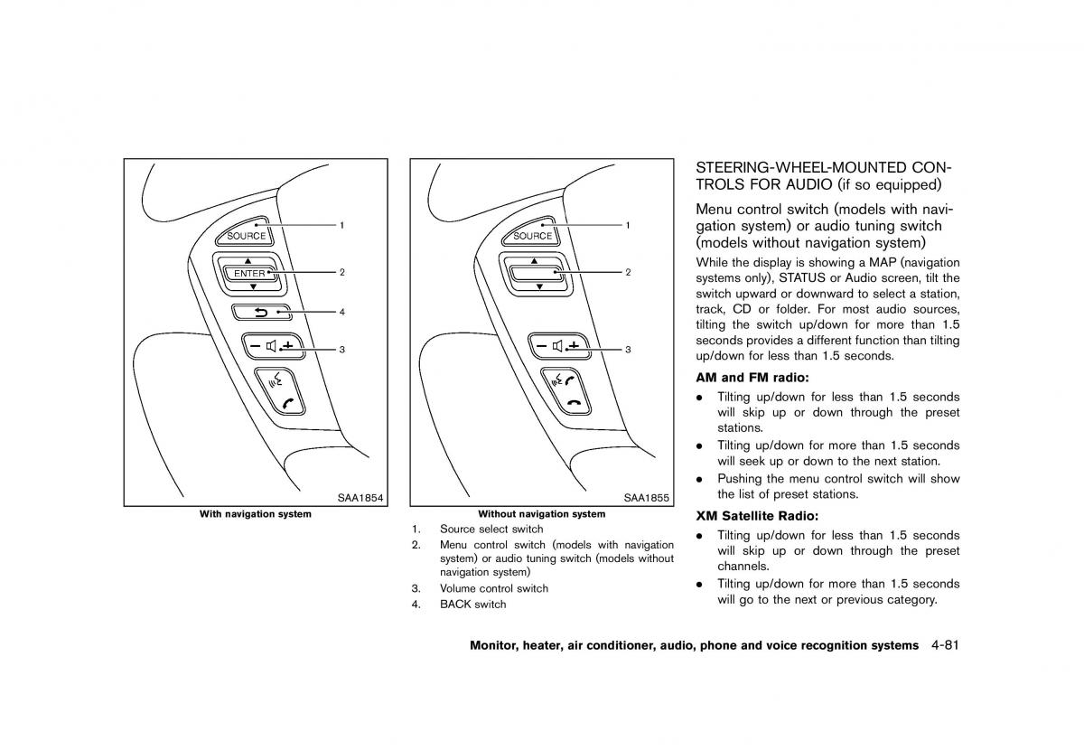 Nissan Murano Z51 owners manual / page 287