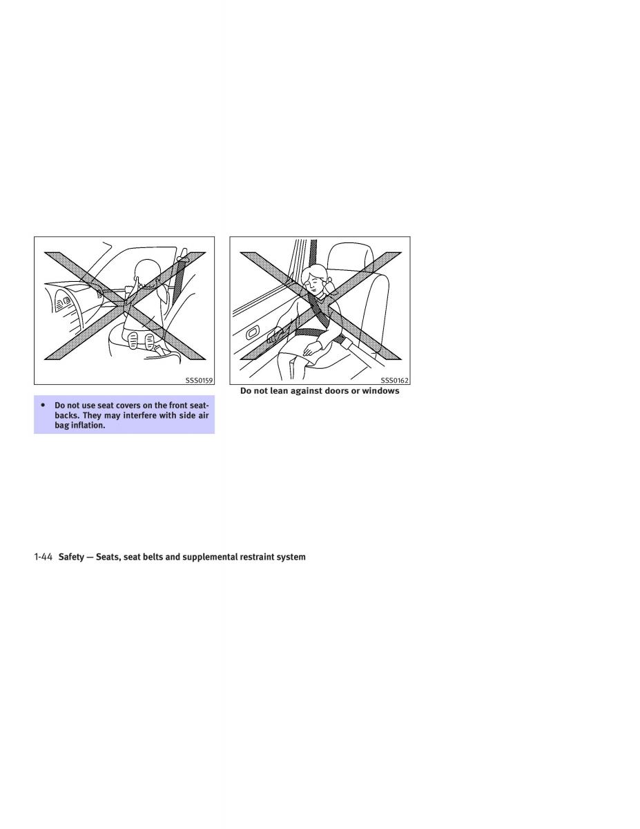 Infiniti FX I owners manual / page 60
