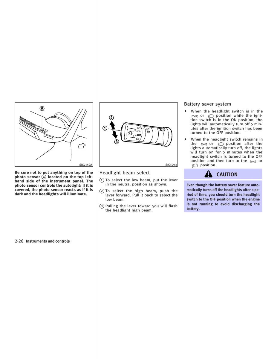 Infiniti FX I owners manual / page 98