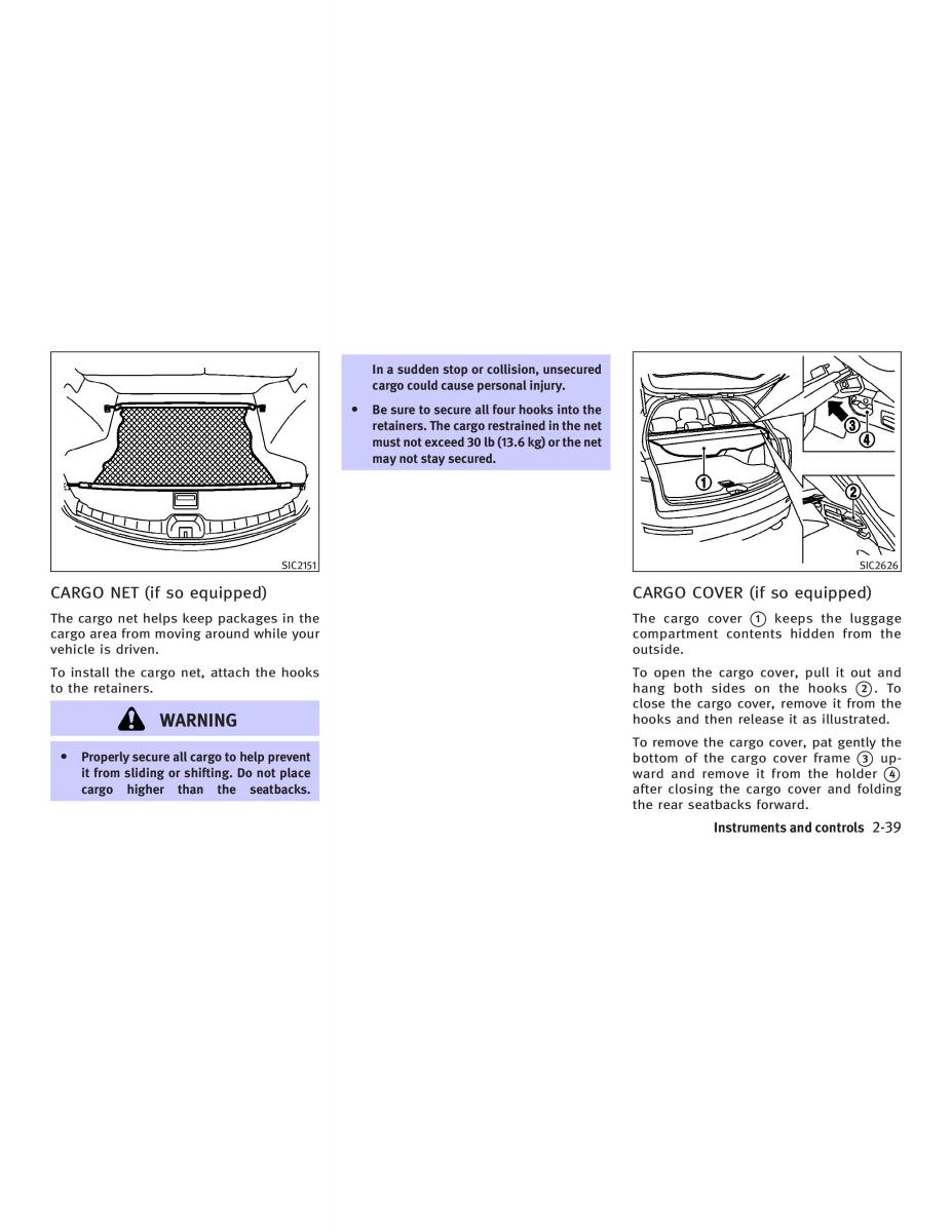 Infiniti FX I owners manual / page 111