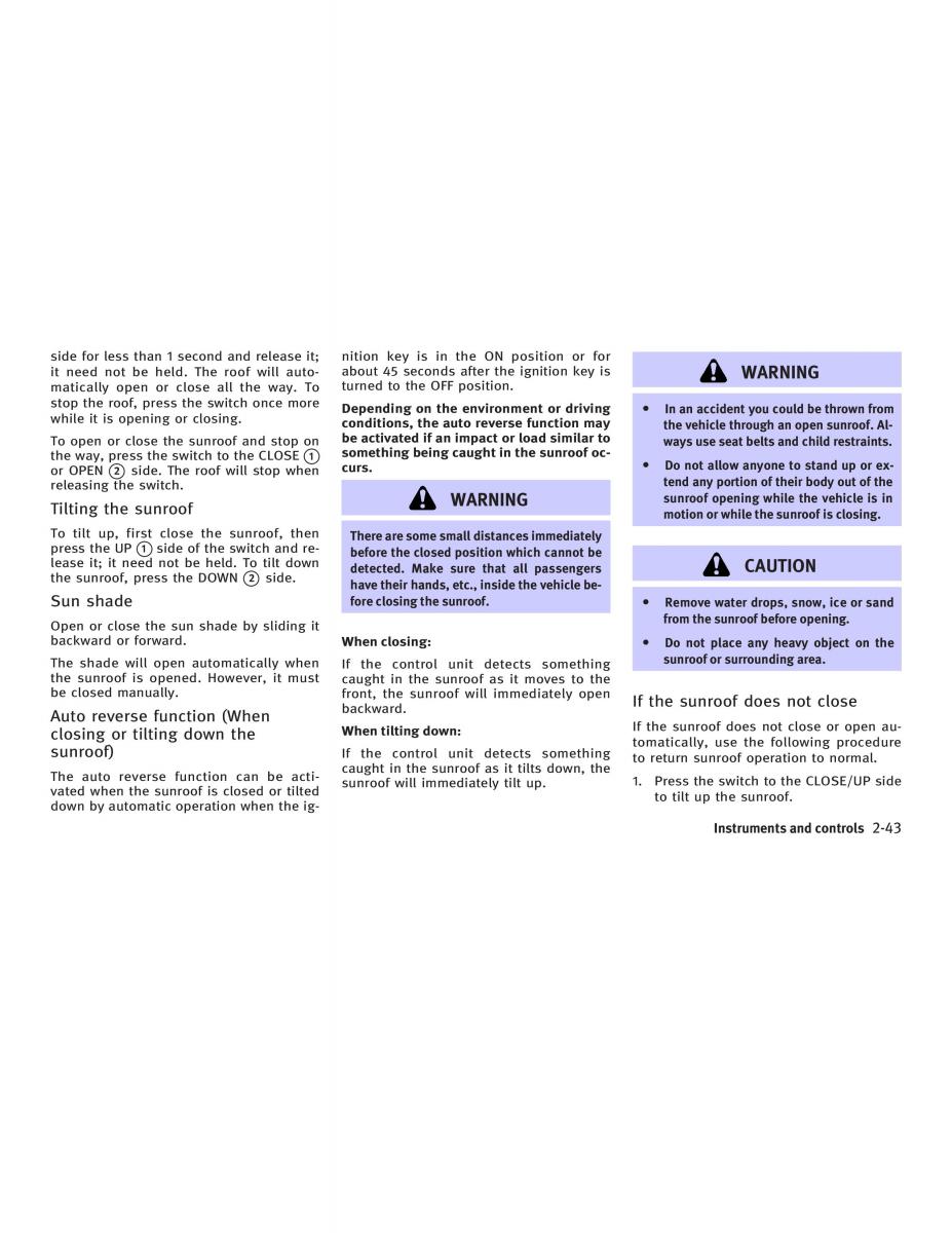 Infiniti FX I owners manual / page 115