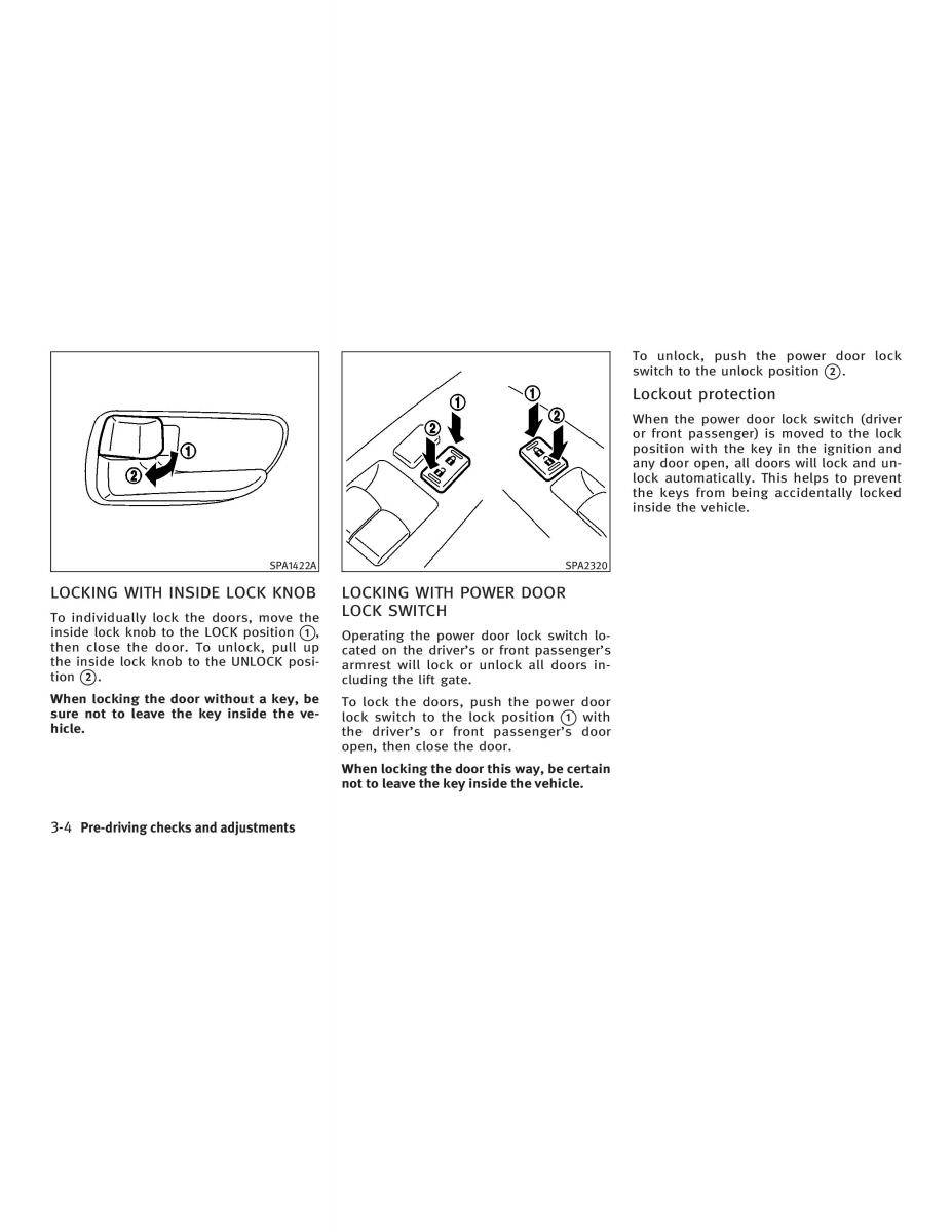 Infiniti FX I owners manual / page 128